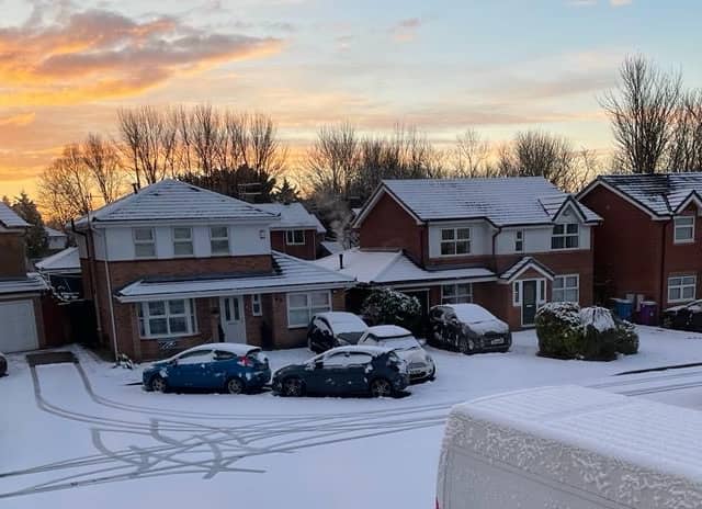 Snow fell on Merseyside in January. Image: Emily Bonner