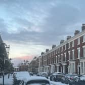 Snow covers Falkner Street, Liverpool. Image: Emma Dukes for LiverpoolWorld