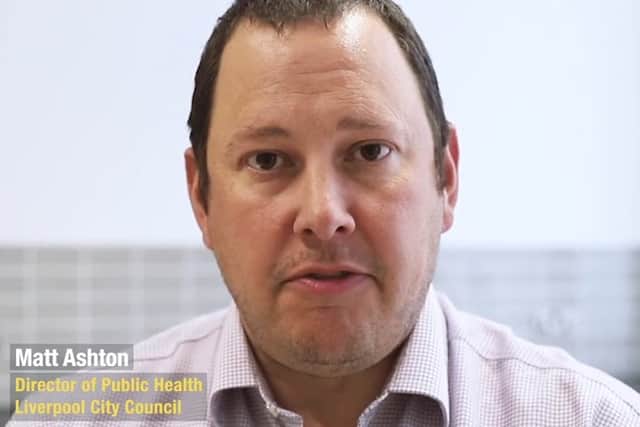 Director of Public Health Matt Ashton. Image: Liverpool City Council