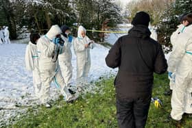 The young people donned CSI suits and navigated their way through a fictional case
