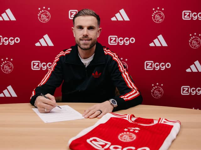 Jordan Henderson signs for Ajax