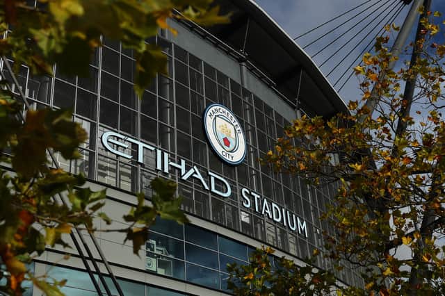 A general view of Man City's Etihad Stadium.  (Photo by Charlotte Tattersall/Getty Images)