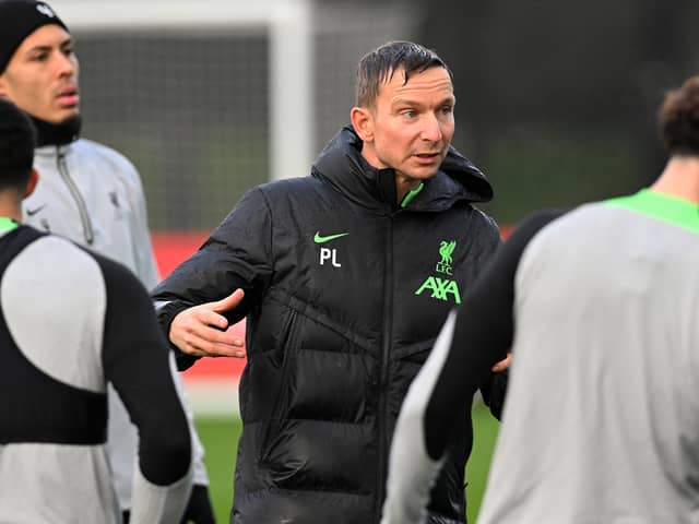 Pep Lijnders. (Photo by John Powell/Liverpool FC via Getty Images)