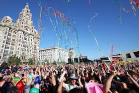 Eurovision at the Pier Head, Liverpool. Image: Getty Images/Cameron Smith