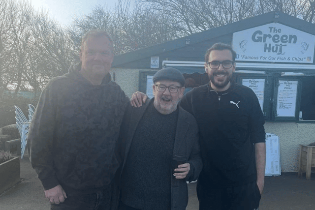Johnny Vegas at The Green Hut in January last year