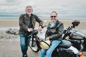 The Hairy Bikers, Si King and Dave Myers. Photo: BBC/South Shore Productions/Jon Boast.