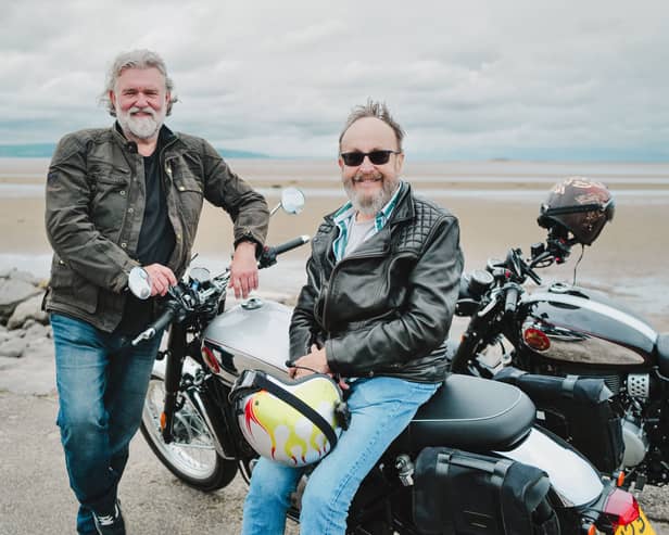 The Hairy Bikers, Si King and Dave Myers. Photo: BBC/South Shore Productions/Jon Boast.