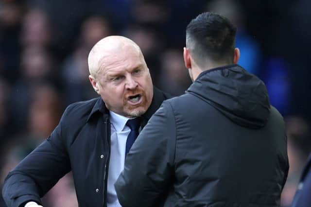 Sean Dyche, manager of Everton. (Photo by Clive Brunskill/Getty Images).