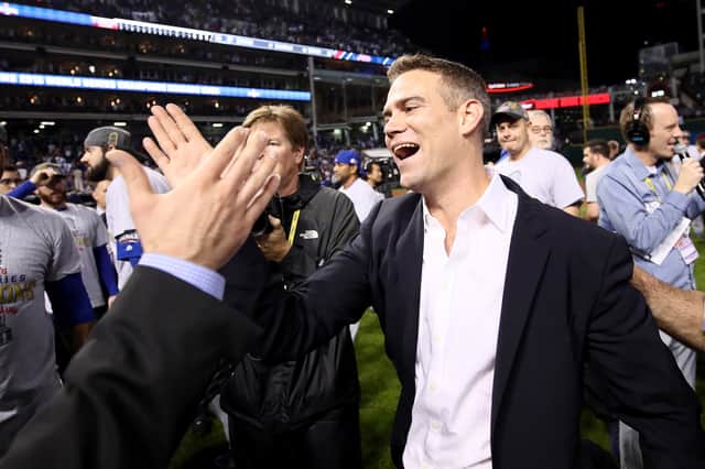 Theo Epstein has joined FSG.  (Photo by Ezra Shaw/Getty Images)