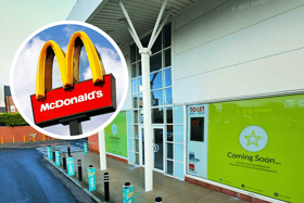 The McDonald's will open on the site of the old Royal Doulton store on the Central 12 Shopping Park.