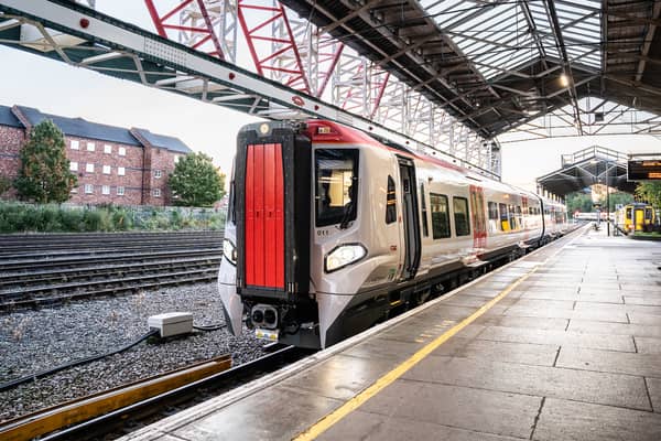 A new Class 197 train at Chester Station. Image: TfW
