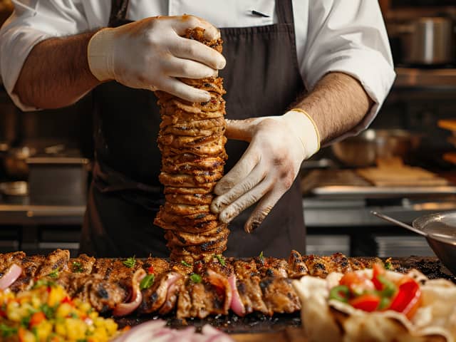 Chef preparing and making traditional doner kebab meat. Image: l1gend - stock.adobe.com
