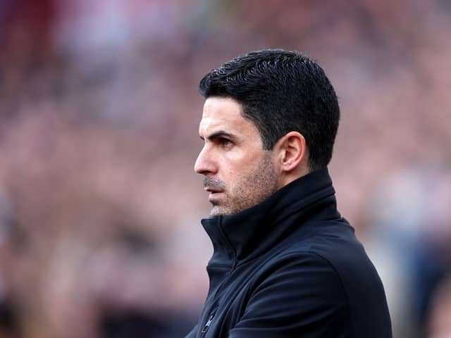 Arsenal manager Mikel Arteta. The Gunners play Burnley in the Premier League this weekend. 
