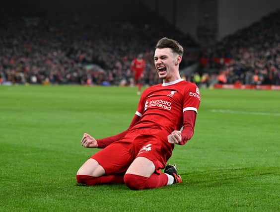The rising star has seriously impressed while filling in for Trent Alexander-Arnold, both defensively and on the attack