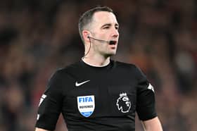Chris Kavanagh will be the referee for the Carabao Cup final between Liverpool and Chelsea. (Photo by Michael Regan/Getty Images)