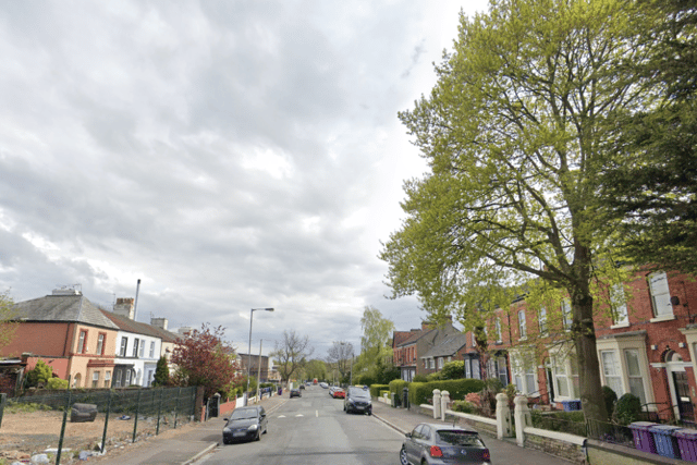 The male was detained on Deane Road, Kensington, Liverpool. Image: Google Street View