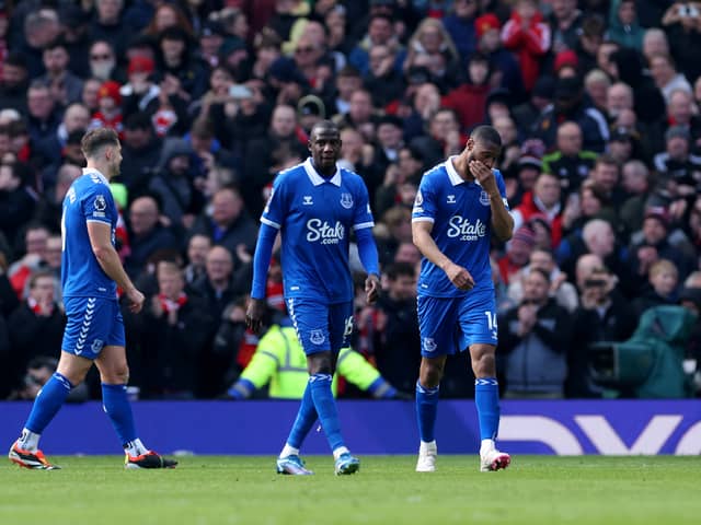 Everton player ratings vs Man Utd. (Photo by Alex Livesey/Getty Images)