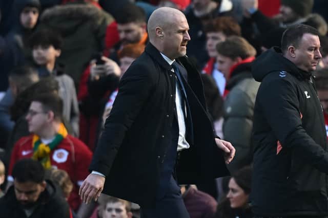 Everton manager Sean Dyche. (Photo by PAUL ELLIS/AFP via Getty Images)