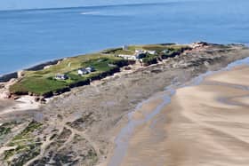 A shot of Hilbre Islands taken from a drone in 2023. Image: Jj-in-the-sky/commons.wikimedia.org