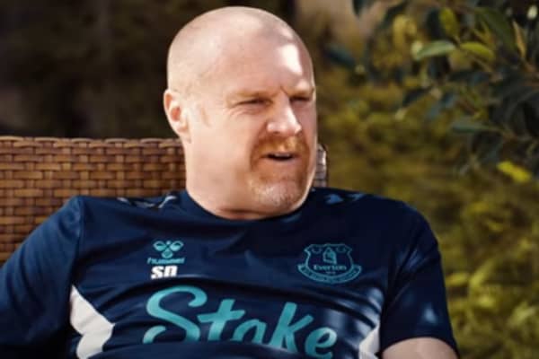 Everton manager Sean Dyche. Picture: Everton FC/ Youtube