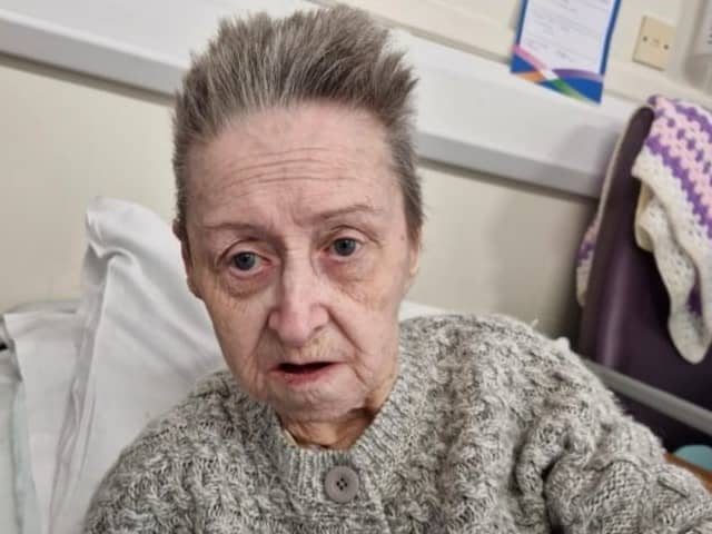 Kathleen Black in Aintree Hospital. Image: LDRS