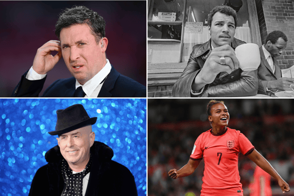 Famous people from Toxteth: Robbie Fowler, John Conteh, Holl Johnson and Nikita Parris. Image: Getty Images