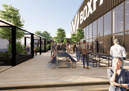 There will be a 5,430 sq.ft external terrace to offer al fresco dining and intimate events. Image: Boxpark Liverpool