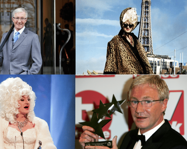 Remembering Paul O'Grady and Lily Savage. Image: Various via Getty Images