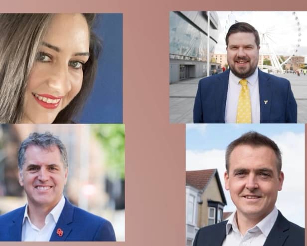The four candidates for Liverpool City Region Metro Mayor