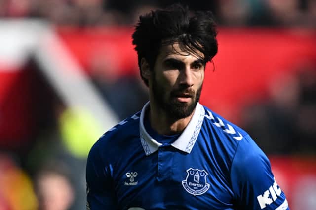 Andre Gomes. (Photo by PAUL ELLIS/AFP via Getty Images)