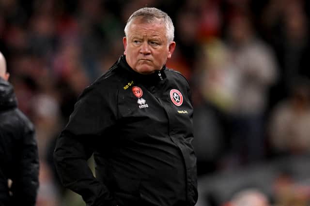 Sheffield United boss Chris Wilder. (Photo by Andrew Powell/Liverpool FC via Getty Images)