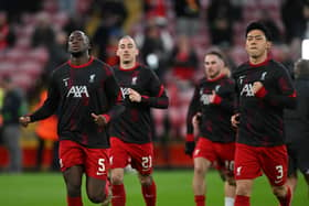 Liverpool prepare to face Atalanta in the Europa League quarter-final second leg.  (Photo by John Powell/Liverpool FC via Getty Images)
