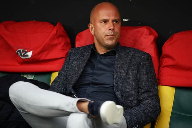 Arne Slot while in charge of AZ Alkmaar.(Photo by Bryn Lennon/Getty Images)
