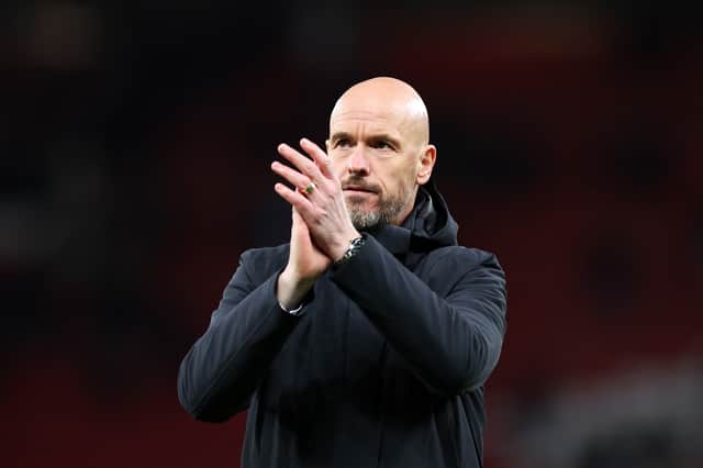 Manchester United manager Erik ten Hag. Picture: Getty Images