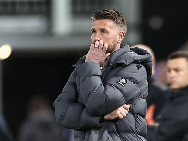 Luton boss Rob Edwards. (Photo by HENRY NICHOLLS/AFP via Getty Images)