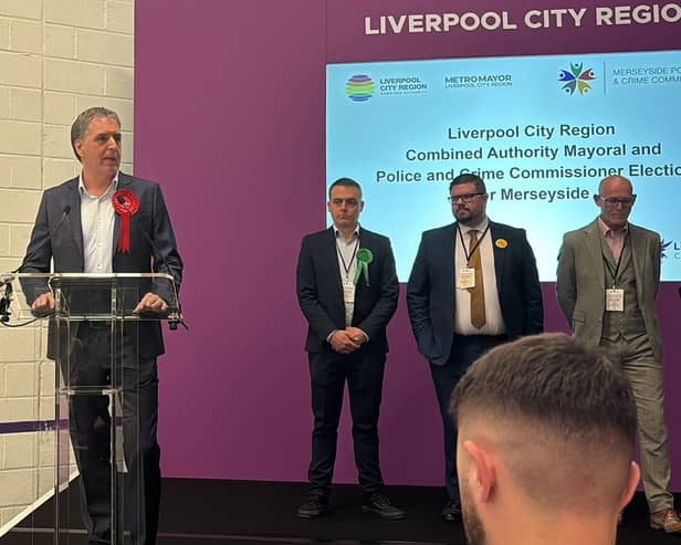 Steve Rotheram cruised to victory in the Liverpool City Region Metro Mayor vote. Image: David Humphreys