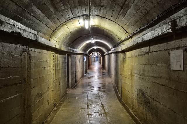The German Underground Hospital and Ammunitions Store stretches for 6,950 square metres. Image: Dominic Raynor