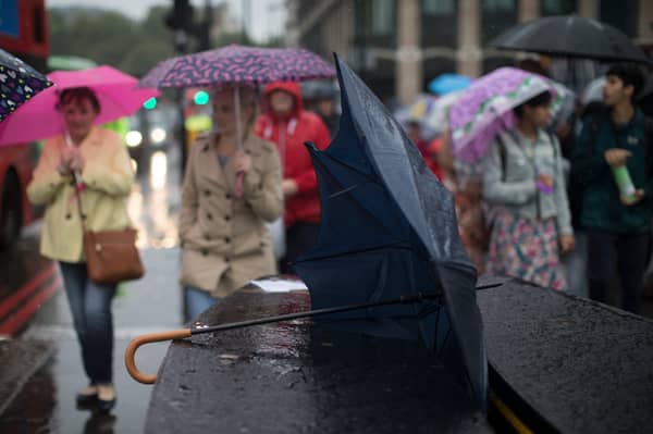 A yellow weather warning has been issued by the Met Office. Image: Dan Kitwood/Getty