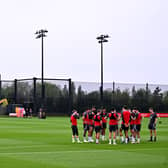General view during a training session at AXA Training Centre on May 10, 2024 in Kirkby, England. (Photo by Andrew Powell/Liverpool FC via Getty Images)