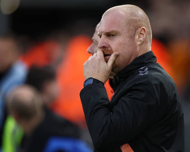 Everton manager Sean Dyche. Photo by HENRY NICHOLLS/AFP via Getty Images)