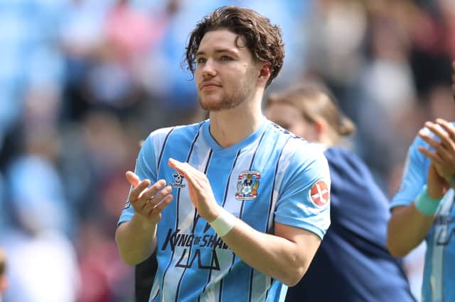 Coventry midfielder Callum O'Hare.  (Photo by Nathan Stirk/Getty Images)