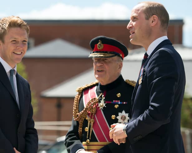 Prince William (R) and Hugh Grosvenor, the Duke of Westminster (L). Image: Oli Scarff - WPA Pool/Getty Images