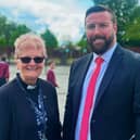 Park View Academy headteacher, Mr Kenny and chair of governors, Reverend Irene Tuzio. Credit: LDRS