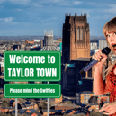 Ahead of Taylor Swift's three-night engagement at Liverpool's Anfield Stadium next month, the city is set to transform into "Taylor Town" with a series of workshops, art installations and academic debate about "The Tortured Poets Department" singer (Credit: Getty/Canva)