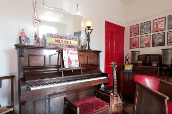 The Musical Box record shop in Liverpool.