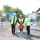 Merseyside’s Police Commissioner and Chief Constable ceremonially broke the ground at the site of a new neighbourhood police station for Newton-le-Willows.
