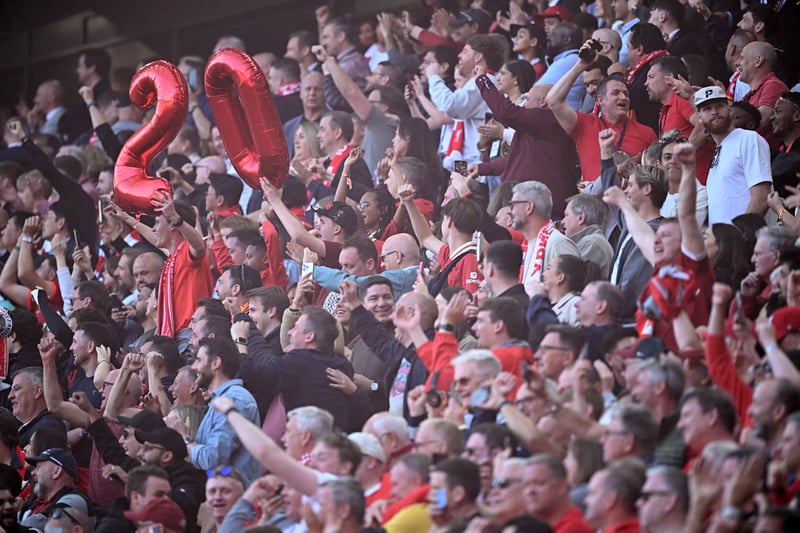 27 fantastic photos of incredible Liverpool fans at Anfield on Sunday