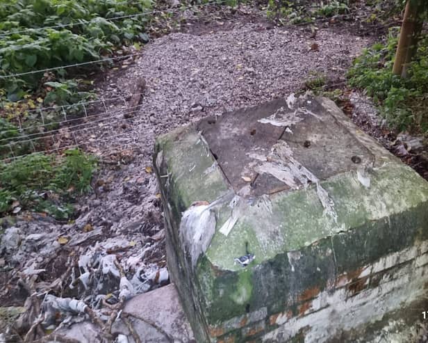 Alan Howgate found rubbish left over from sewage at the manhole in the last week and a half
