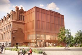 External CGI image of the Gamble Building in St Helens.