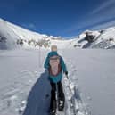 Snowshoe hike in Switzerland